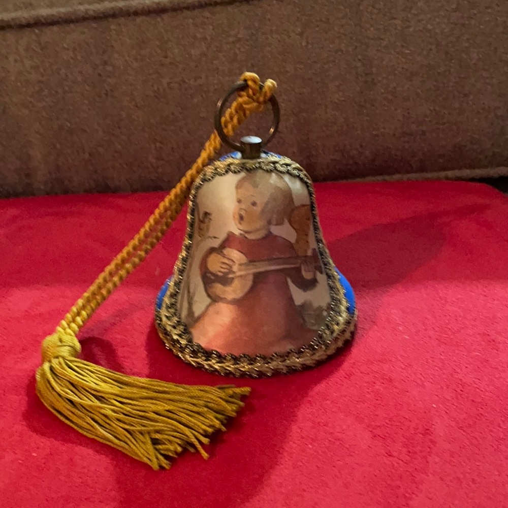 Vintage Hummel Music Box Bell Ornament!